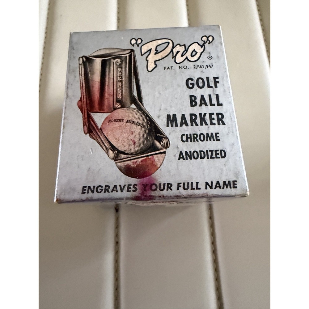 Pro Golf Ball Marker No. 4800 in Original Box